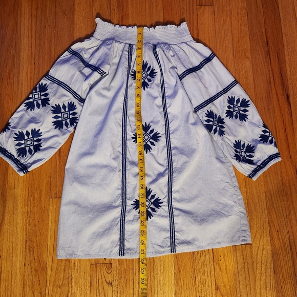 Anthropologie THML Women's Dress (or Tunic) Off Shoulder Fair Isle Size Small - Picture 7 of 7